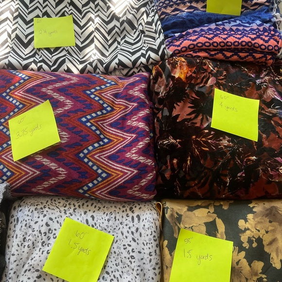 Assorted Patterned Fabrics - Picture 2 of 6